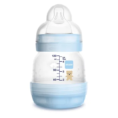 Mamadeira Bebê Mam Easy Start Azul 130ML Mamadeira Bebê Mam Easy Start Azul 130ML
